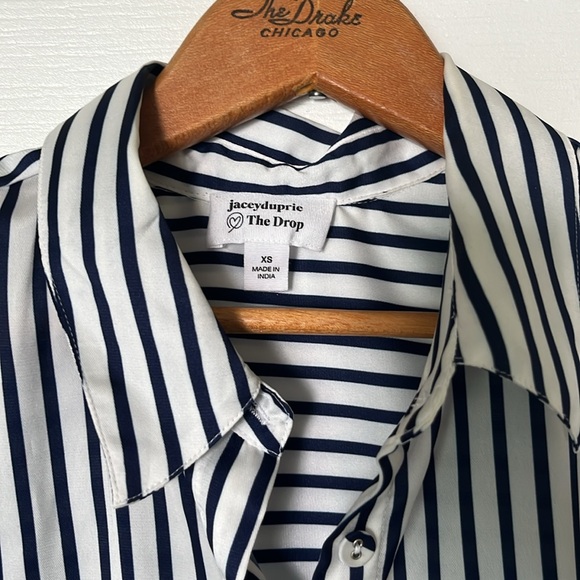 The Drop button up silky blouse - Picture 2 of 3